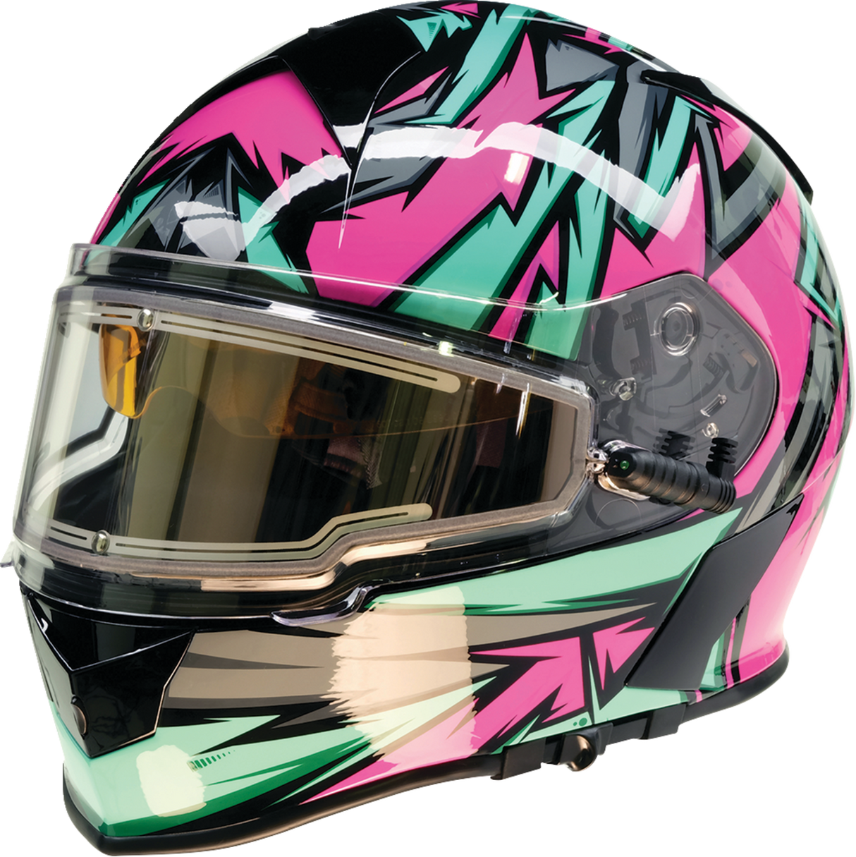 Z1R Warrant Helmet - Neuron - Pink/Teal - Large 0101-17214