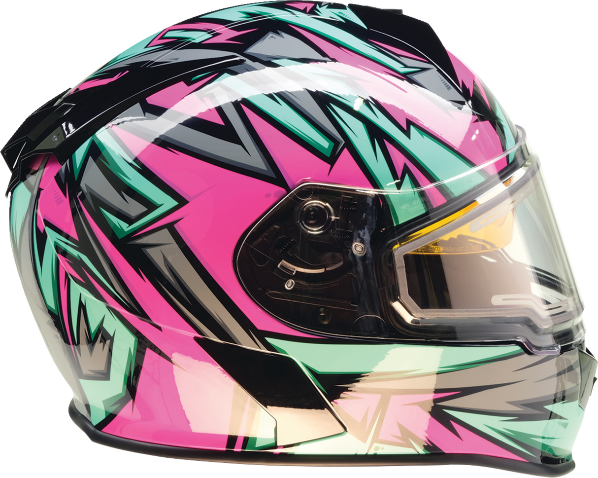 Z1R Warrant Helmet - Neuron - Pink/Teal - Large 0101-17214