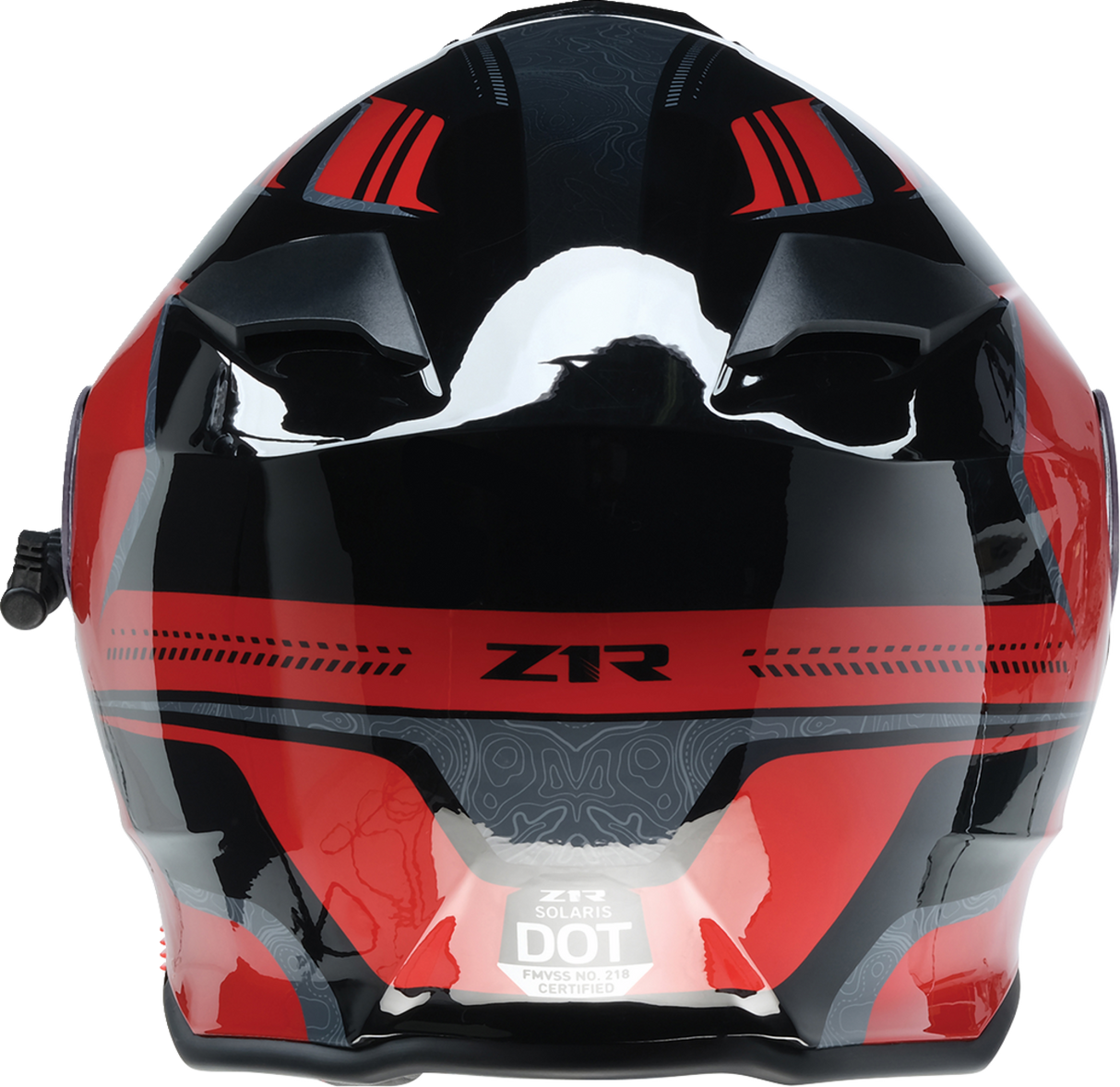 Z1R Solaris Snow Helmet - First Tracks - Black/Red - Small - Part Number 0120-0826