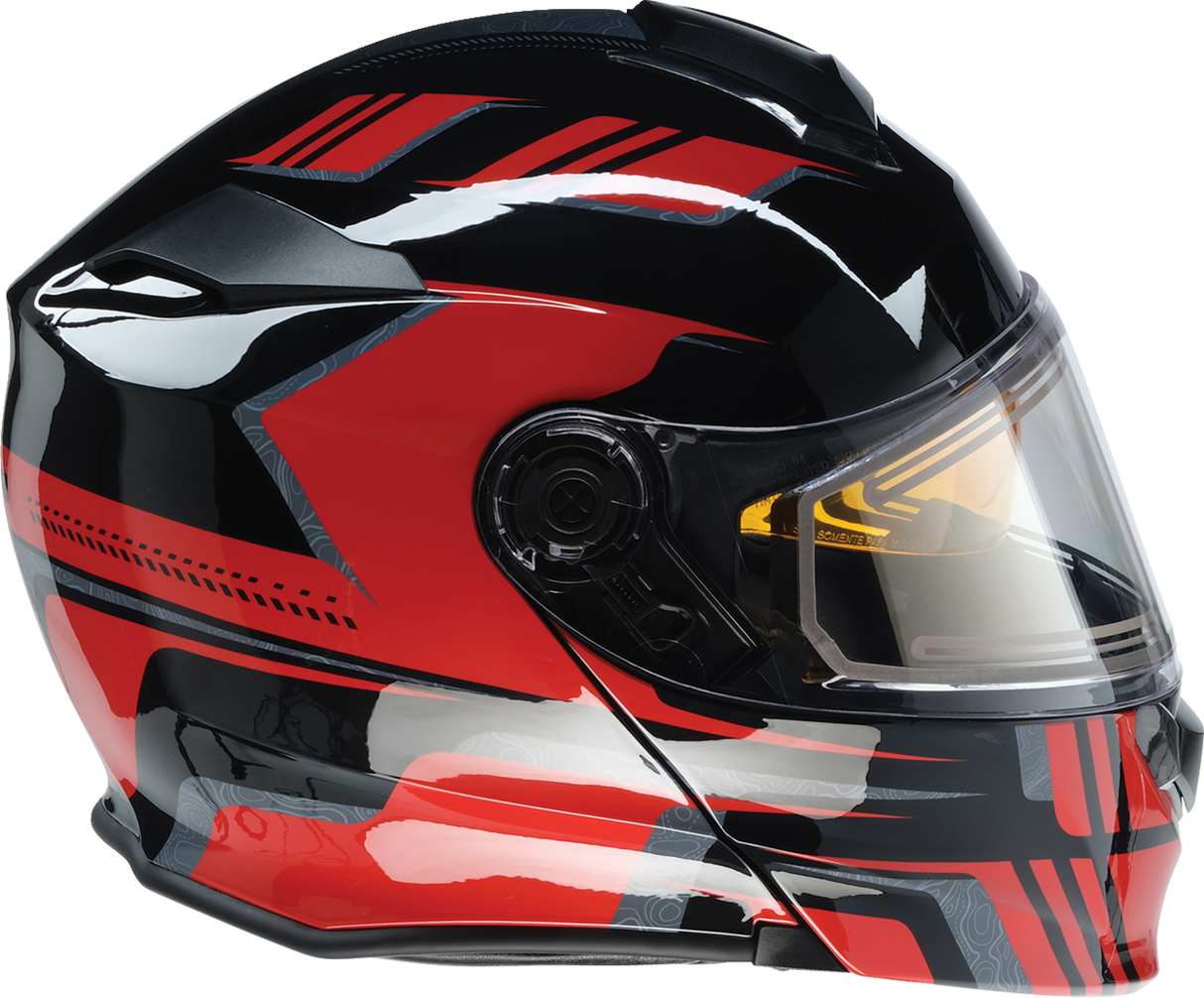 Z1R Solaris Snow Helmet - First Tracks - Black/Red - Part Number 0120-0830