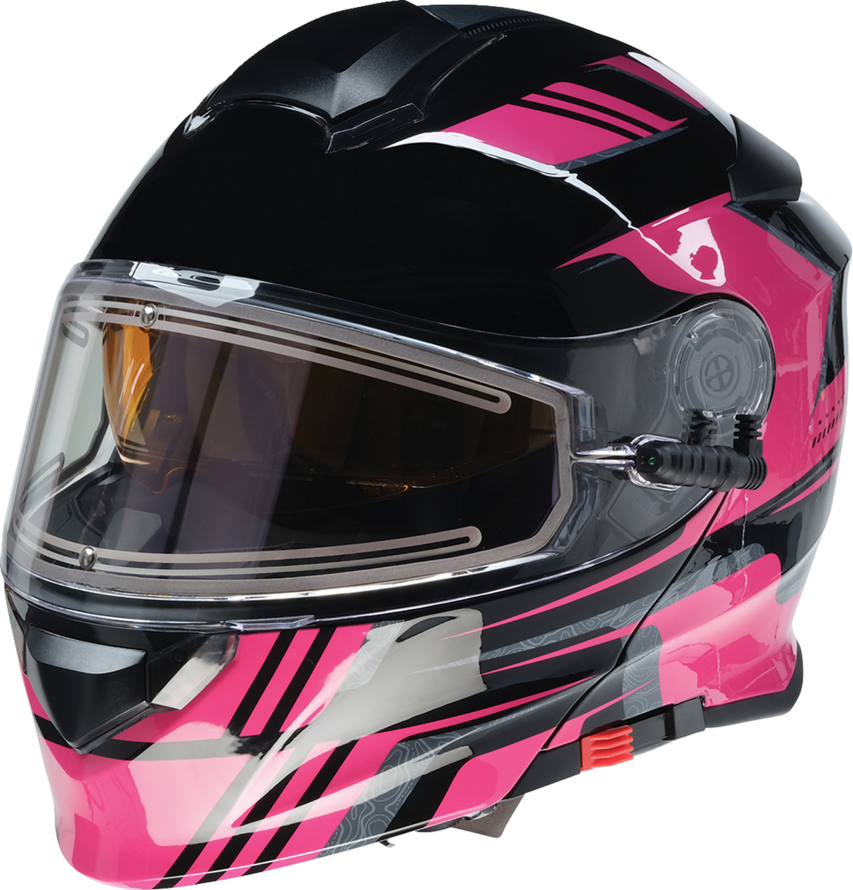 Z1R Solaris Snow Helmet - First Tracks - Black/Pink - XL - 0120-0847