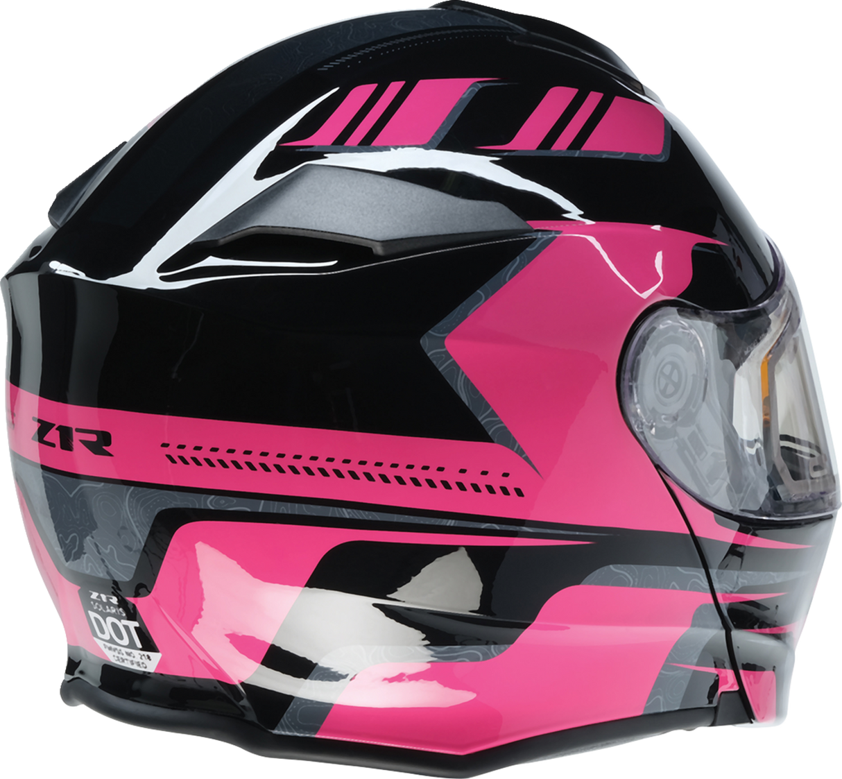 Z1R Solaris Snow Helmet - First Tracks - Black/Pink - XL - 0120-0847