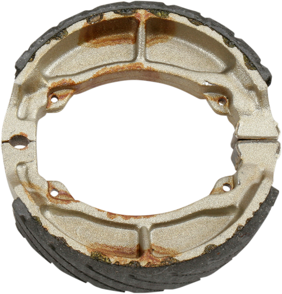 EBC "G" Grooved Organic Base Rear Brake Shoes - 702G (Kawasaki KDX200 / KX125 1983–1988)