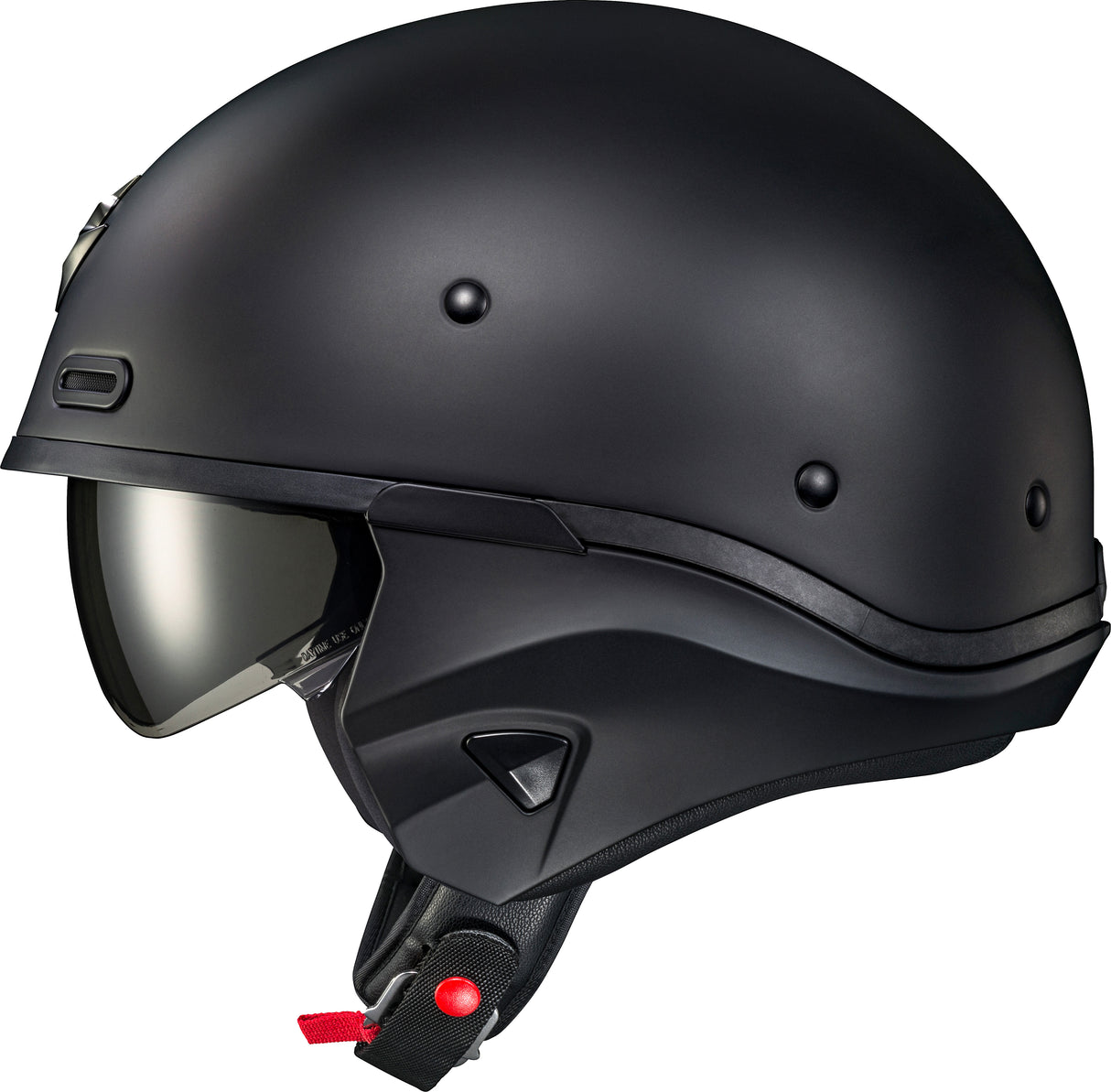 Covert X Open Face Helmet Matte Black Sm