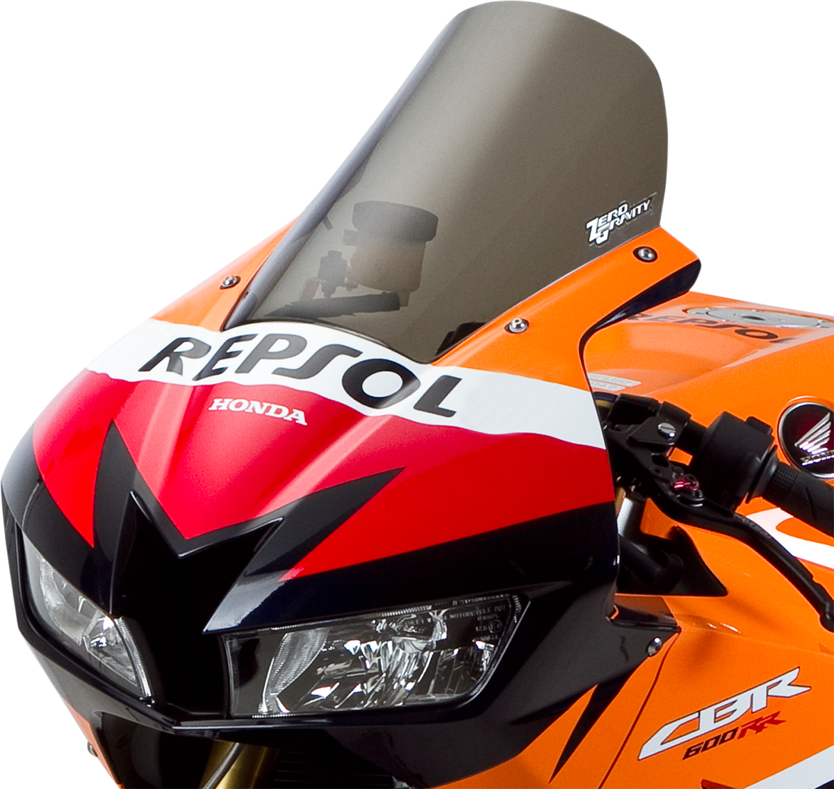 Zero Gravity 23-408-02 Sport Windscreen - Smoke - CBR600RR | Street