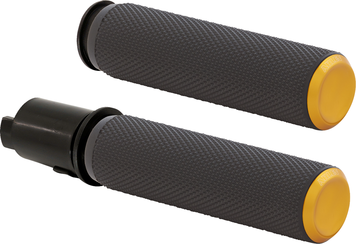 ARLEN NESS Grips - Knurled - TBW - Gold 500-054