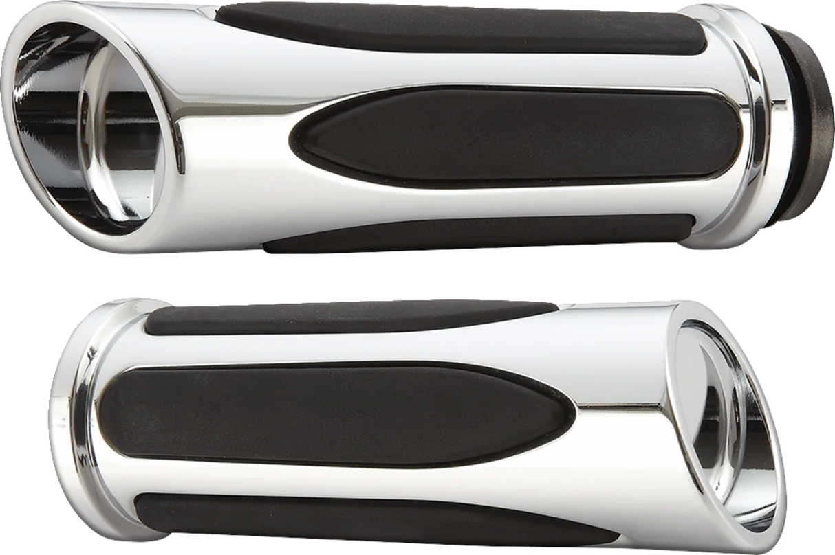 ARLEN NESS Grips - Comfort - Deep Cut - TBW - Chrome 500-070