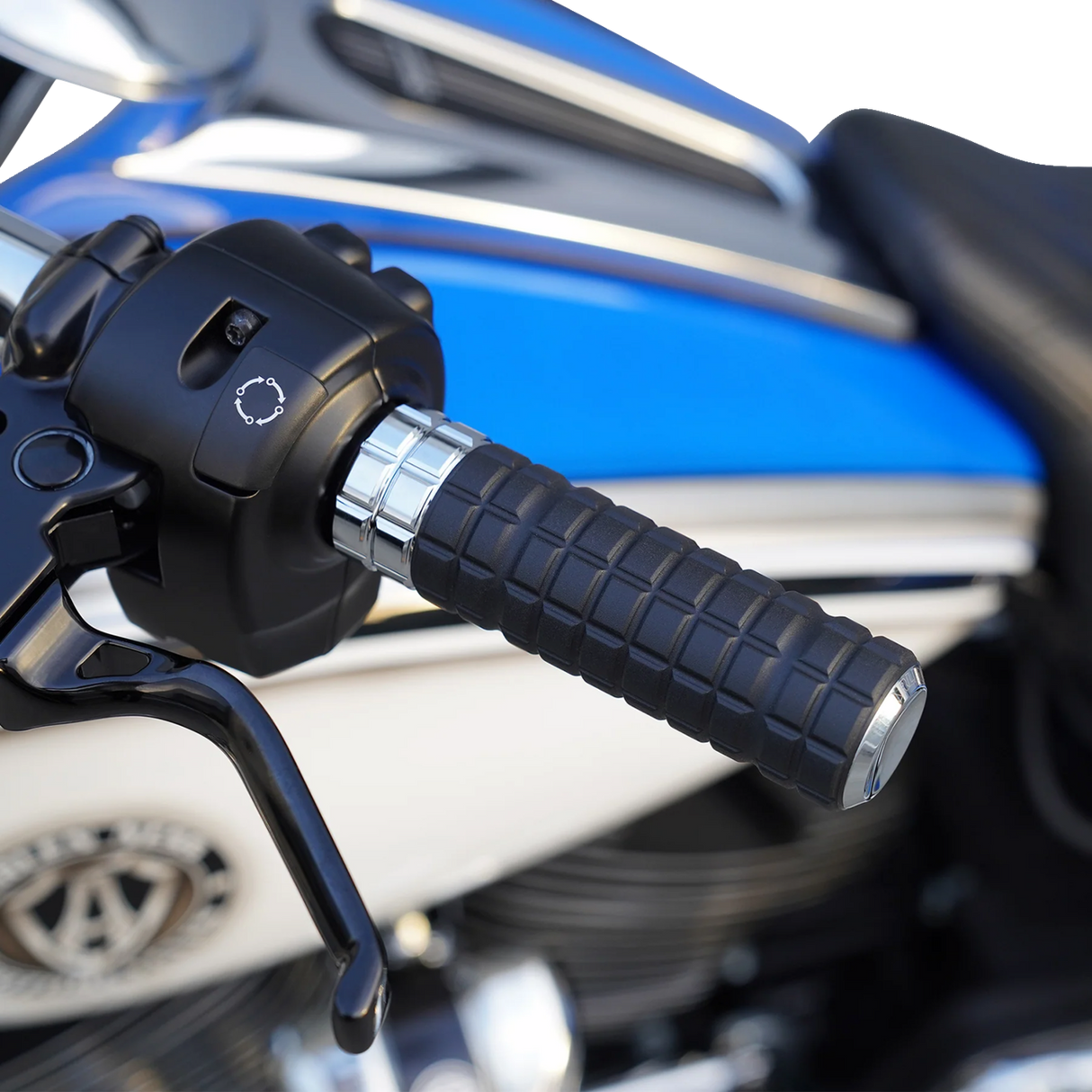 ARLEN NESS Grips - SpeedLiner - TBW - Chrome 500-063