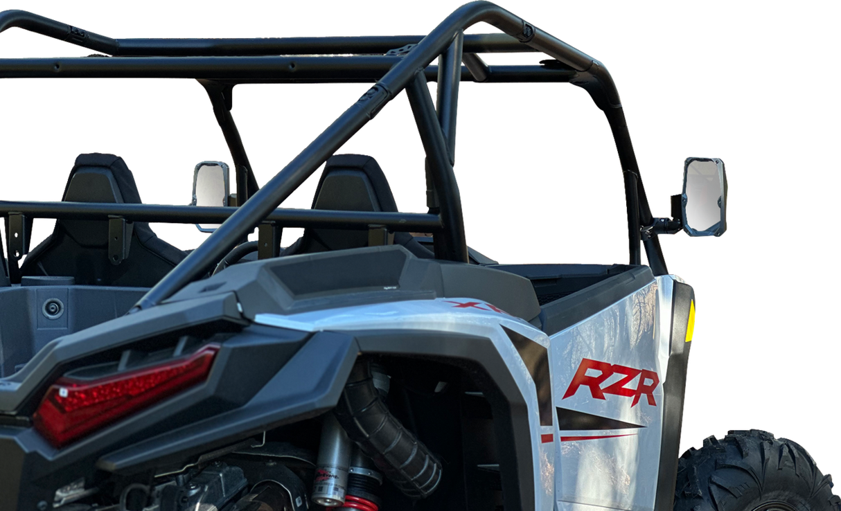 SEIZMIK Mirror - Embark - Side View - Rectangle - Black 56-18114