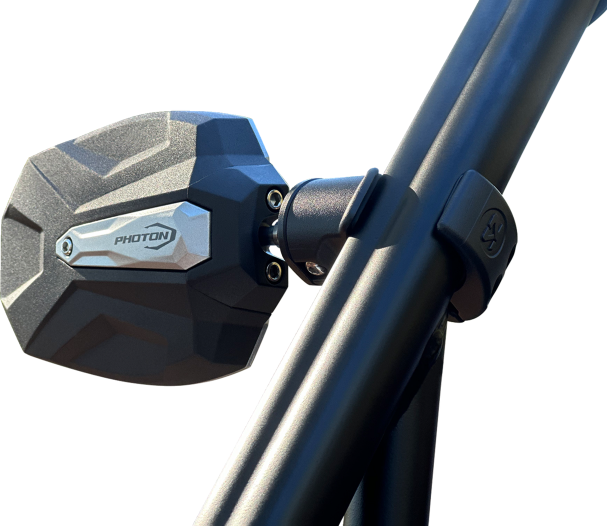 SEIZMIK Mirror - Photon - Side View - Oval - Black/Blue 56-18112