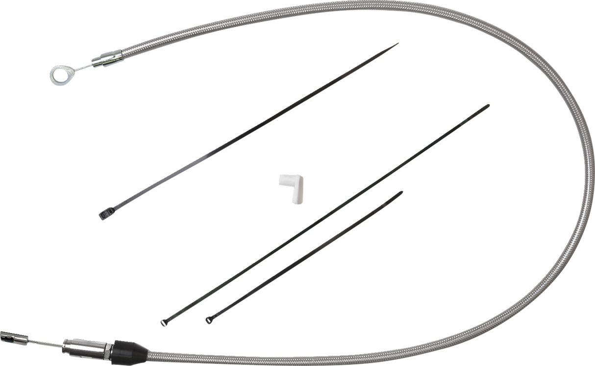 DRAG SPECIALTIES Clutch Cable - Upper - 35" - Stainless Steel 5323401HE - Cycle City Outdoors
