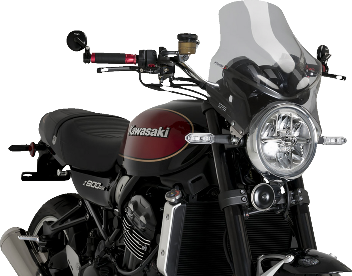 Puig Hi-Tech Parts 21352H Top Windshield - Smoke - Z900RS | Street