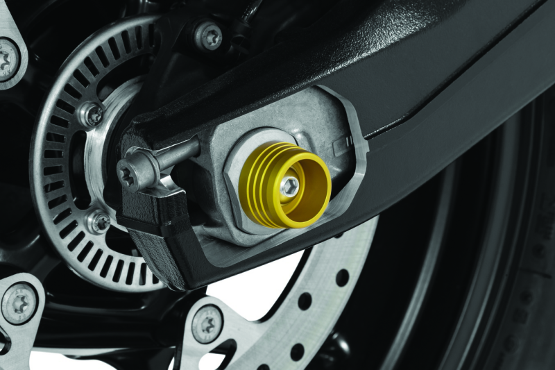 Kuryakyn Lodestar Rear Axle Slider Gold - Cycle City Outdoors