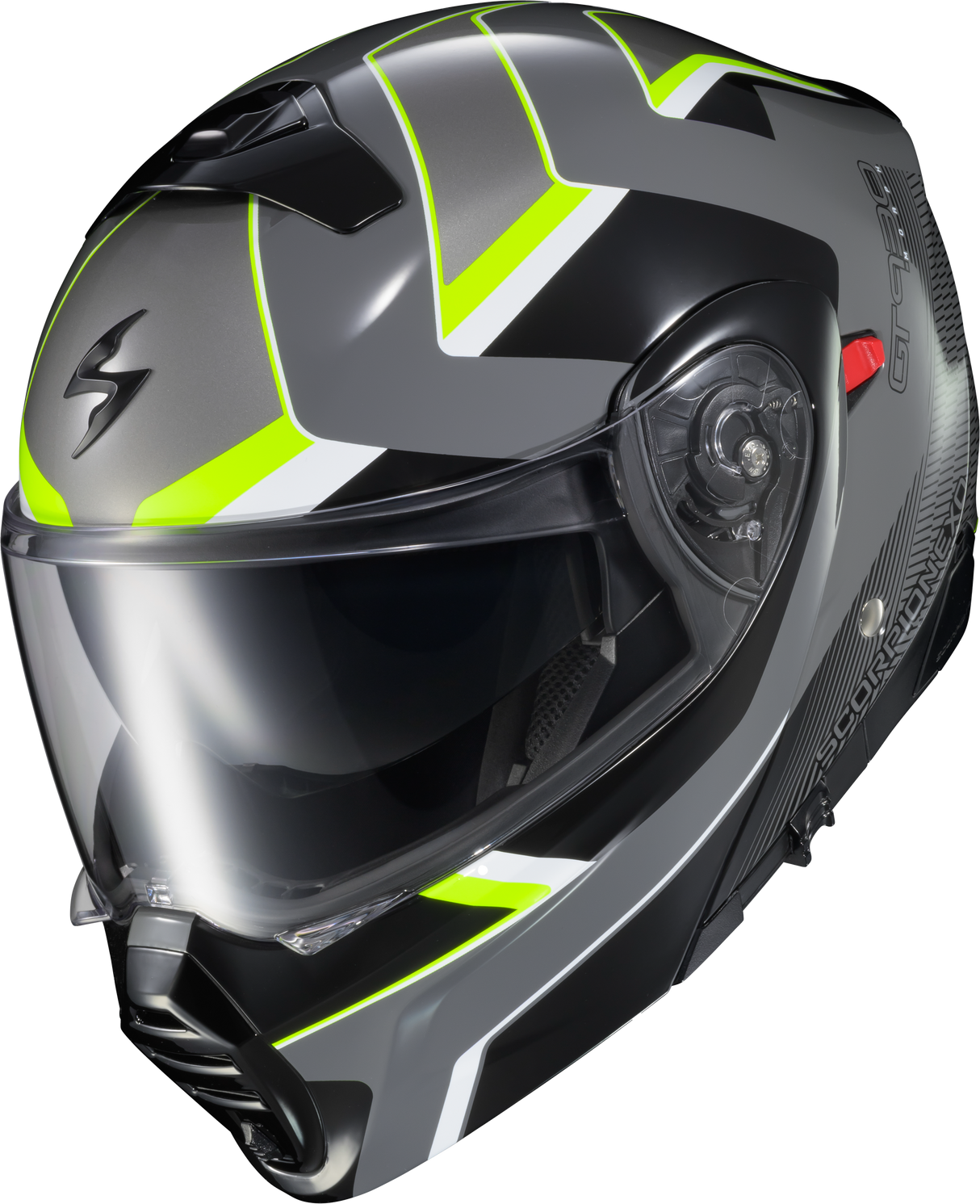 Scorpion - Exo Gt930 Transformer Helmet Morph Grey/Hi Viz Md