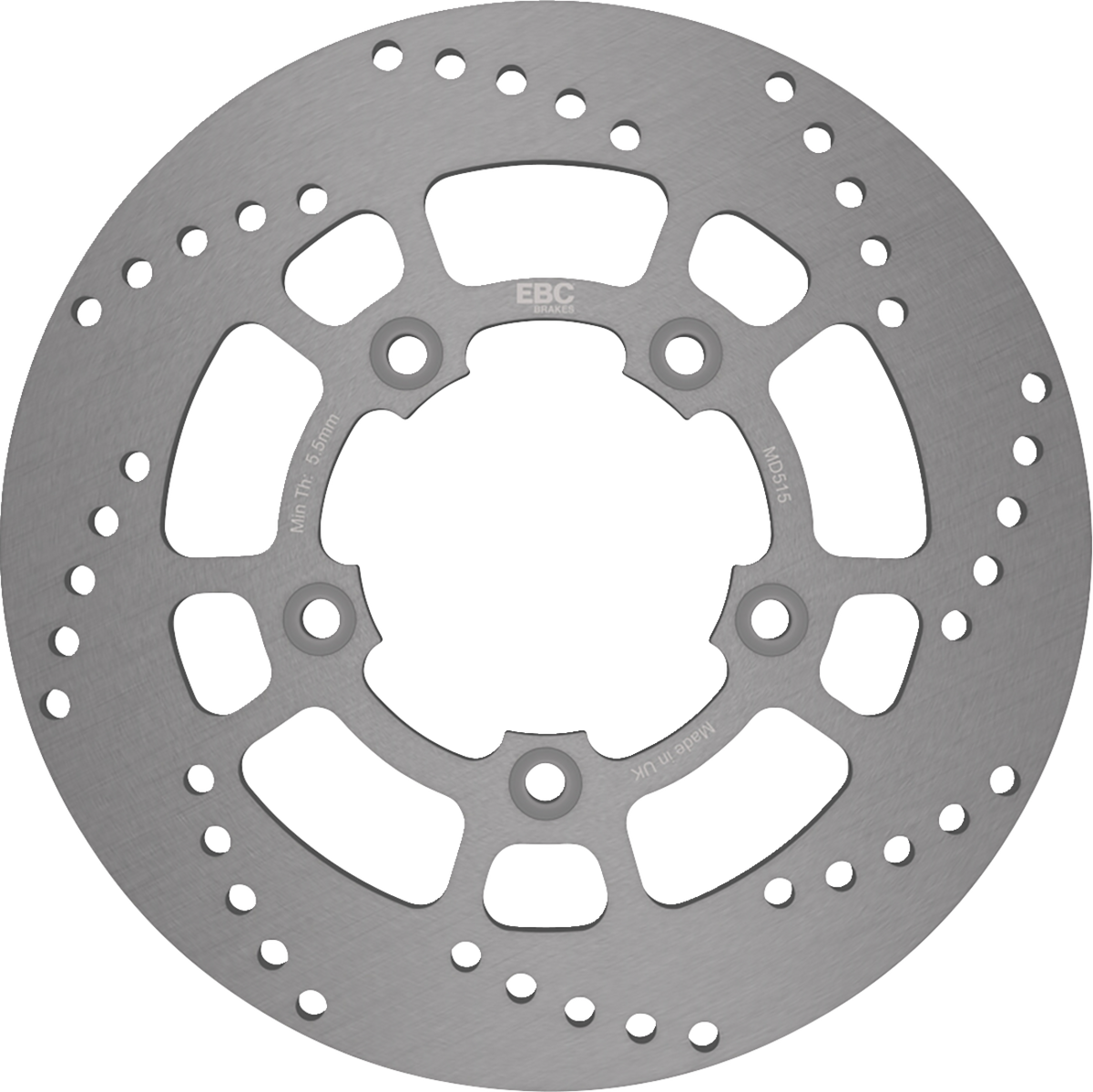 EBC Brake Rotor, Rear - MD515 (Harley-Davidson VRSCA V-Rod / VRSCB V-Rod / VRSCSE Screamin Eagle V-Rod 2002–2005)