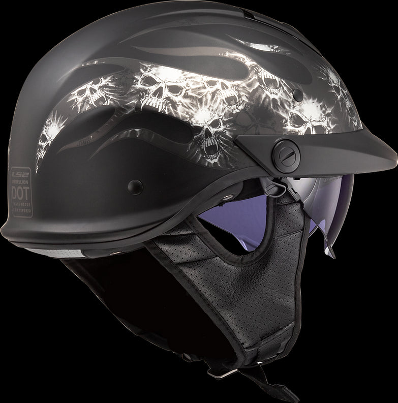 LS2 - Rebellion Bones Half Helmet