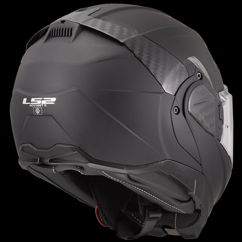 LS2 - Advant II Solid Matte Black Modular Helmet