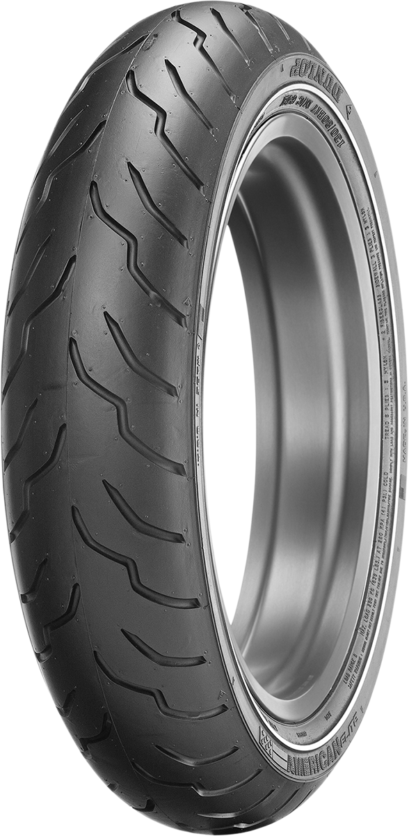 DUNLOP Tire - American Elite - Front - MT90B16 - Narrow Whitewall - 72H 45131353 - Cycle City Outdoors