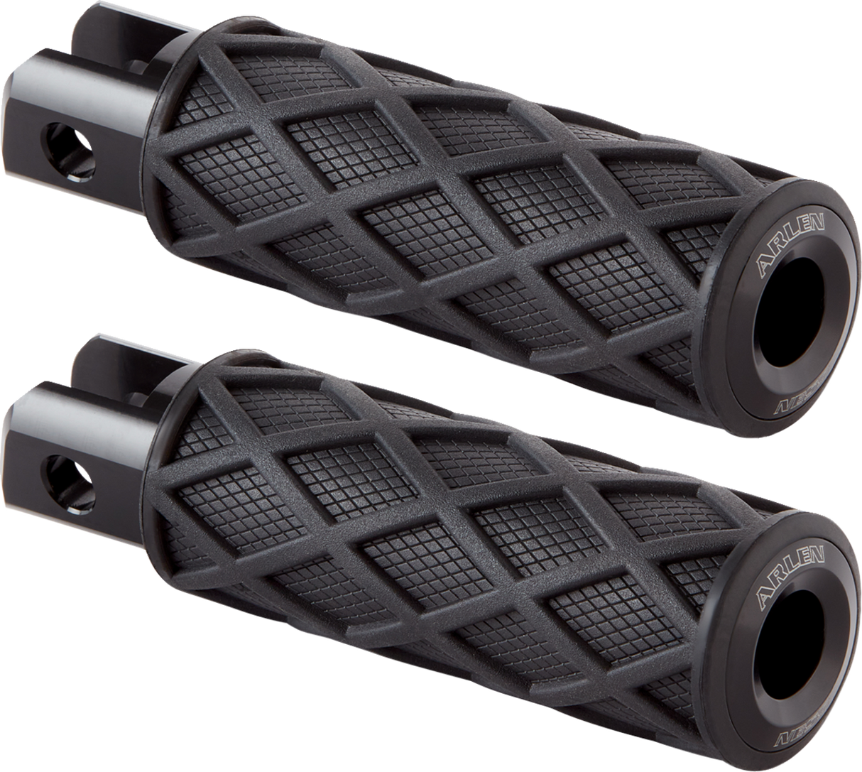 ARLEN NESS Diamond Footpegs - Driver - Black 400-051
