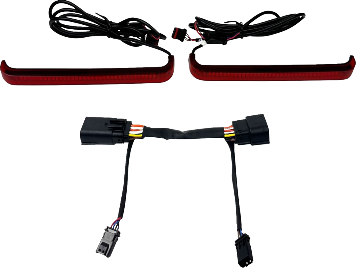 CUSTOM DYNAMICS LED Saddlebag Light - Low-Profile - Red CD-LP-23-R