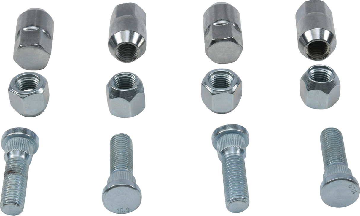 MOOSE RACING Wheel Stud/Nut Kit - Front/Rear - Polaris 85-1129 - Cycle City Outdoors