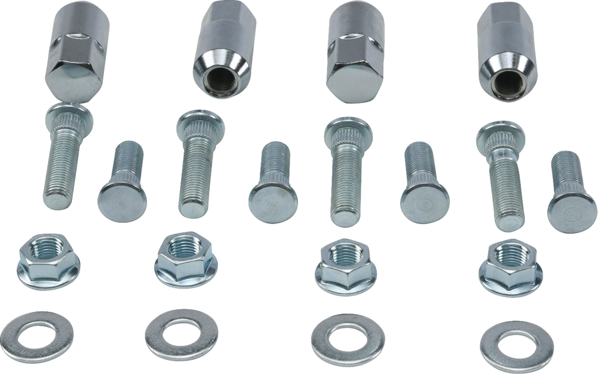 MOOSE RACING Wheel Stud/Nut Kit - Front/Rear - Polaris 85-1132 - Cycle City Outdoors