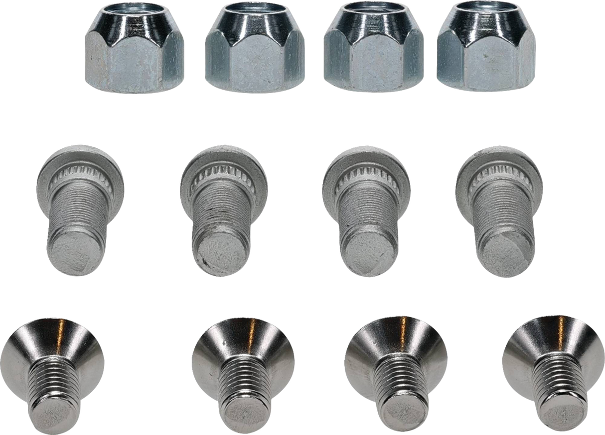 MOOSE RACING Wheel Stud/Nut Kit - Front/Rear - Can Am 85-1147 - Cycle City Outdoors