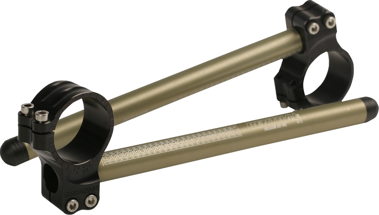 RENTHAL Replacement Clip-On Handlebar - Original - 51 mm - Silver CL103