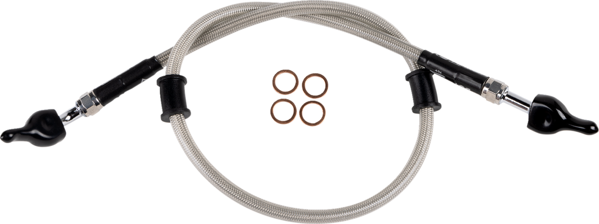 MOOSE RACING Brake Line - Stainless Steel K02-1-056/P - Cycle City Outdoors