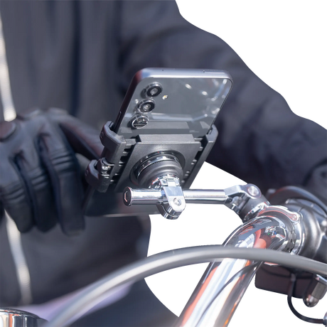 SP CONNECT 3D Phone Mount - 1-1/2" - Chrome 52878 - Cycle City Outdoors