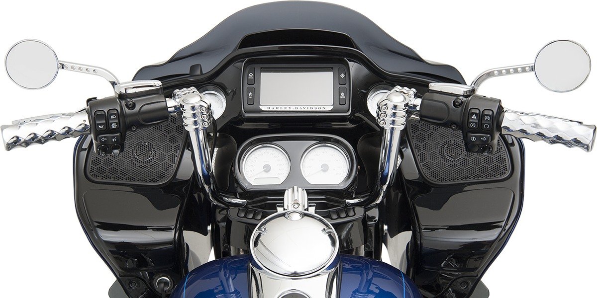 KLOCK WERKS Pullback Klip Hanger Handlebar - 10" - Chrome KWH-01-0331