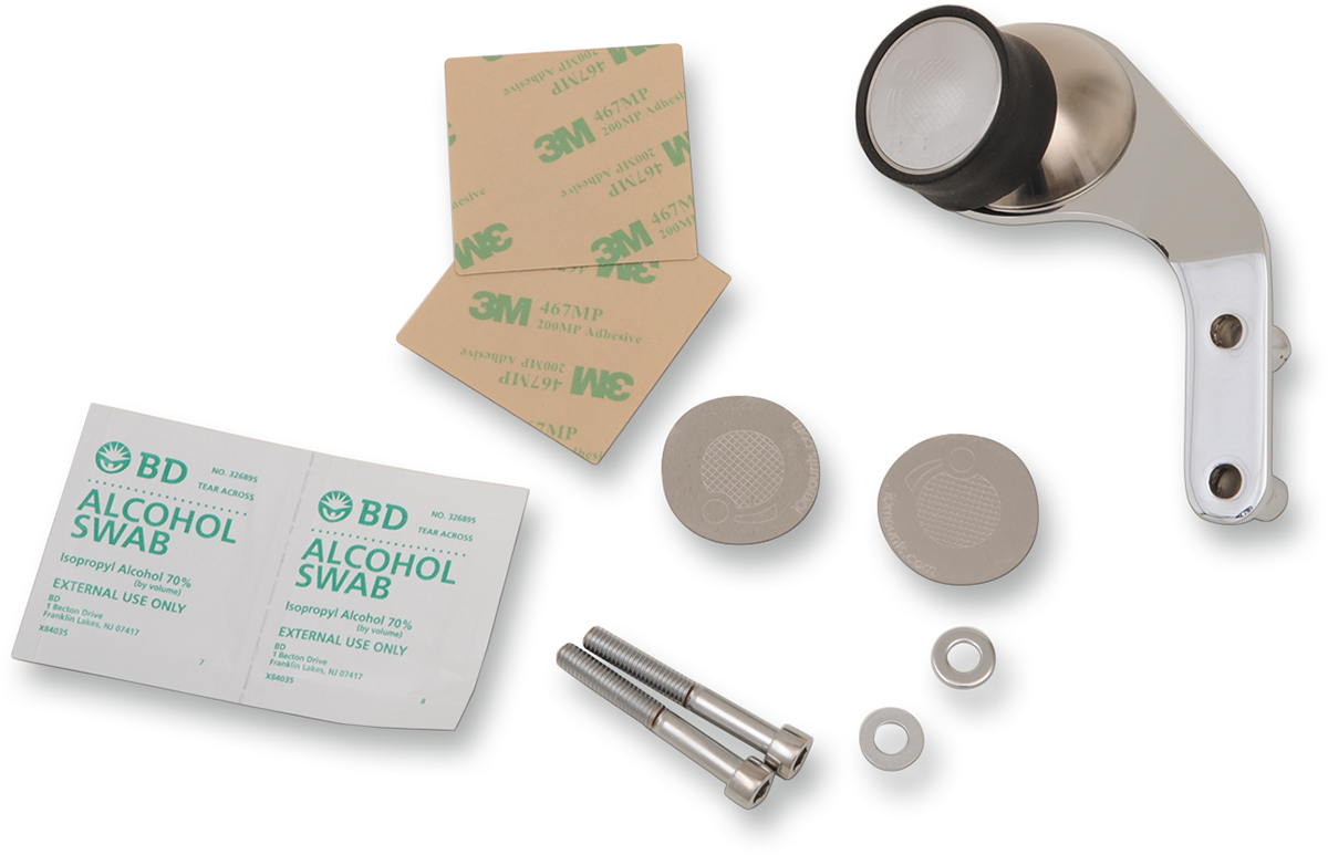 KLOCK WERKS Handlebar Mount - iOmount* - Right - GL1500 - Chrome KWD-06-0385