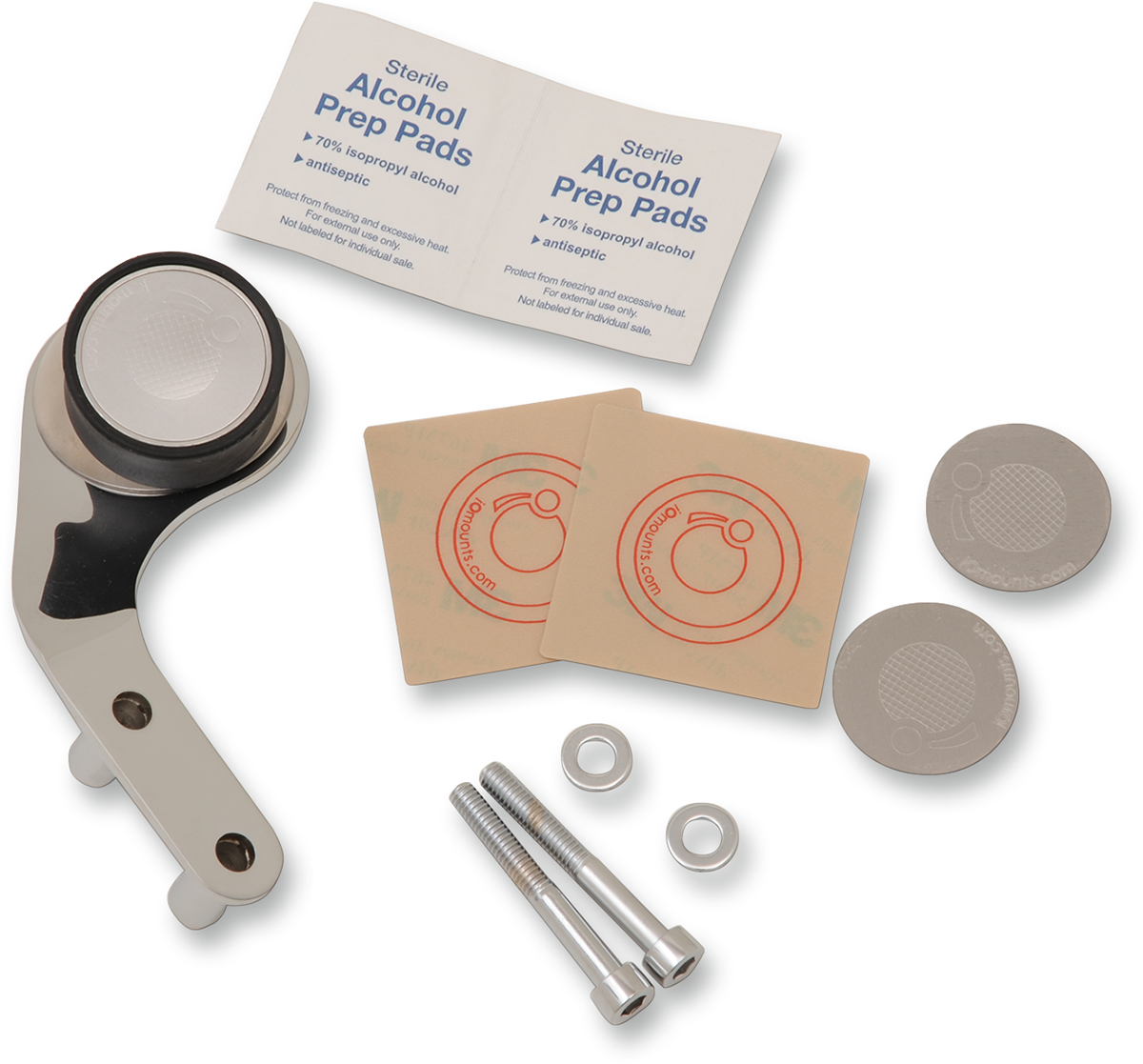 KLOCK WERKS Handlebar Mount - iOmount* - Left - GL1500 - Chrome KWD-06-0387