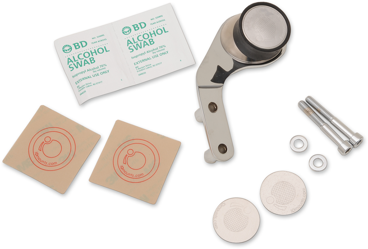 KLOCK WERKS Switch Mount - iOmount* - Left - Indian - Chrome KWD-04-0411