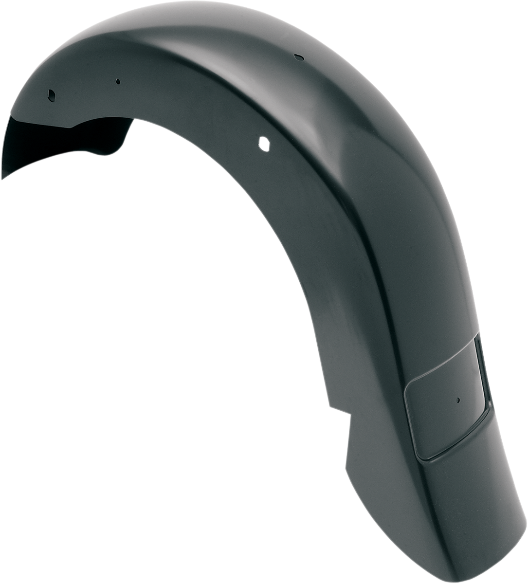 KLOCK WERKS WFB* Benchmark Stretched Rear Fender - Frenched - Black - Steel KWF-01-0121