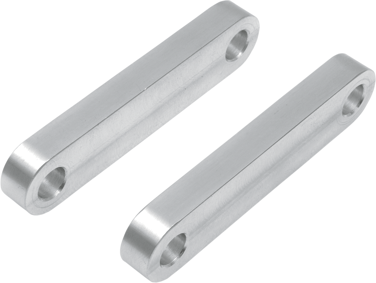 KLOCK WERKS Hugger Front Fender Mounting Blocks - For 16"/18" Wheels - Chrome KWFS-02-0103-C