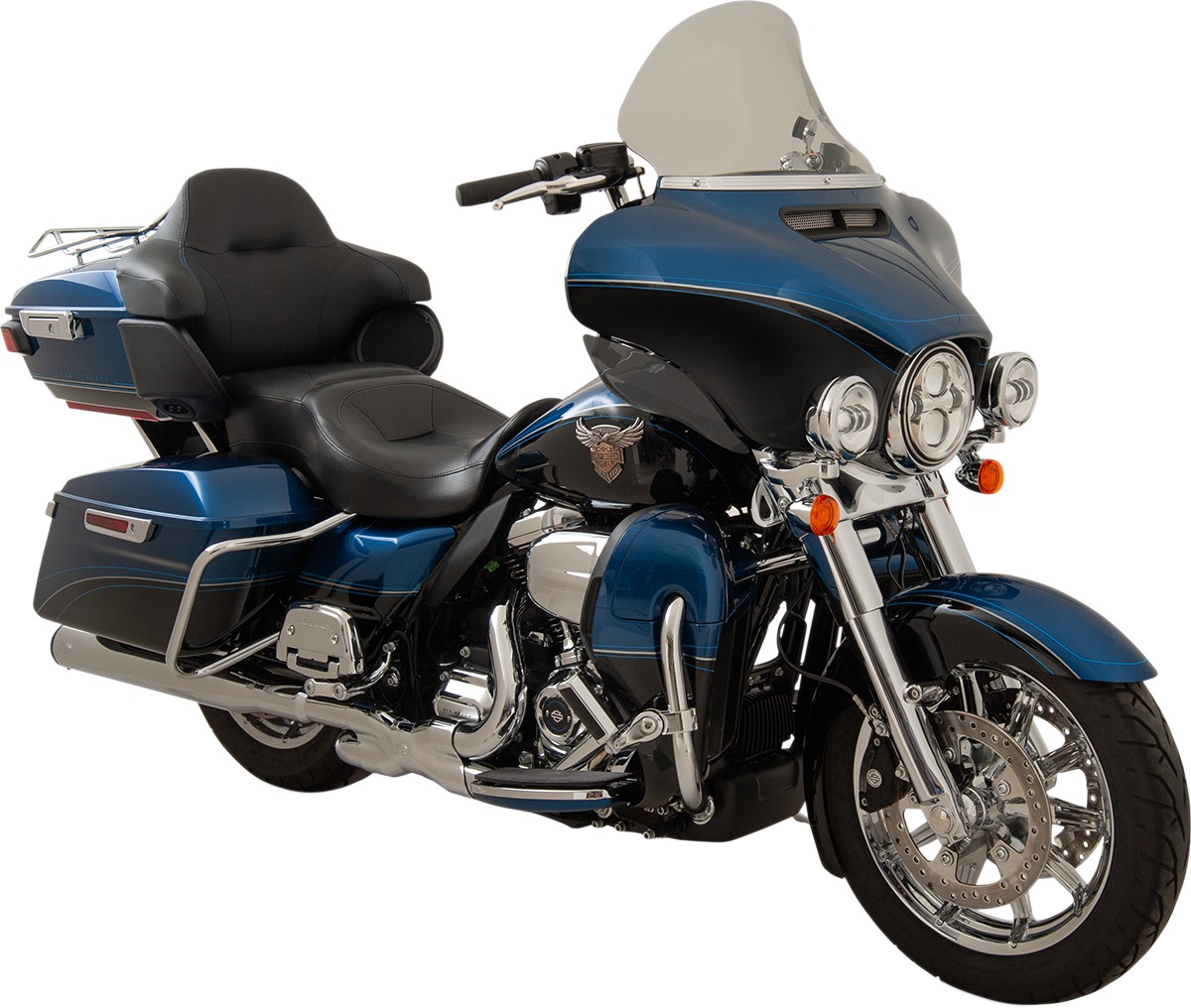 KLOCK WERKS Flare* Windshield - 11-1/2" - Tint - '14-'23 FLHT KWW-01-0205-2014