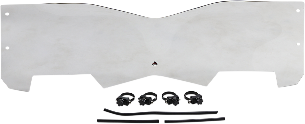 KLOCK WERKS Flare* Windshield - 9-3/4" - Clear - RZR KWW-05-0525