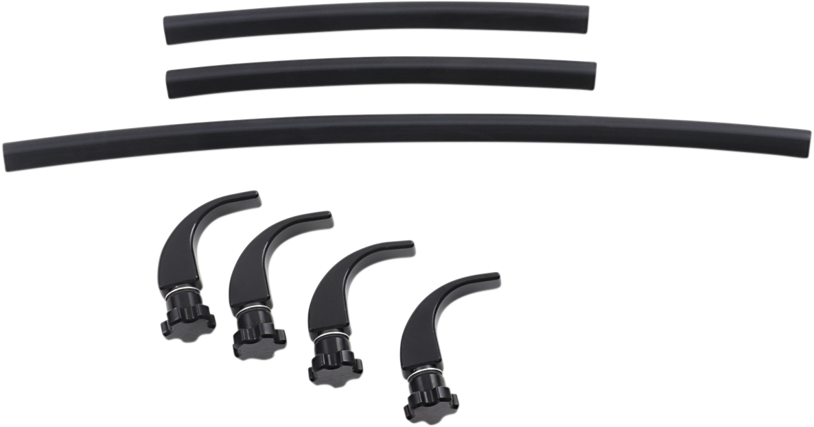 KLOCK WERKS Flare* Windshield - 10" - Clear - Wildcat KWW-05-0531