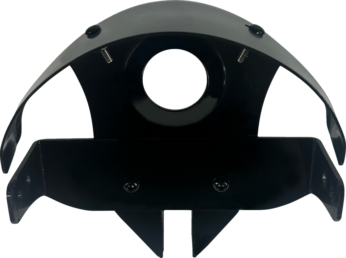 CUSTOM DYNAMICS LED Headlight - Shark Demon? - Pedestal Mount SD2-PM-W