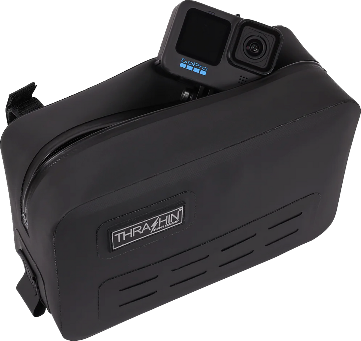 THRASHIN SUPPLY CO. Handlebar Bag - Black - Waterproof THB-0021