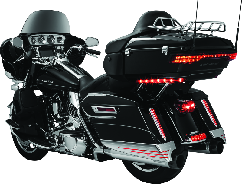 Kuryakyn Tri-Line Gauge Trim 14-Up Touring Models Chrome - Cycle City Outdoors