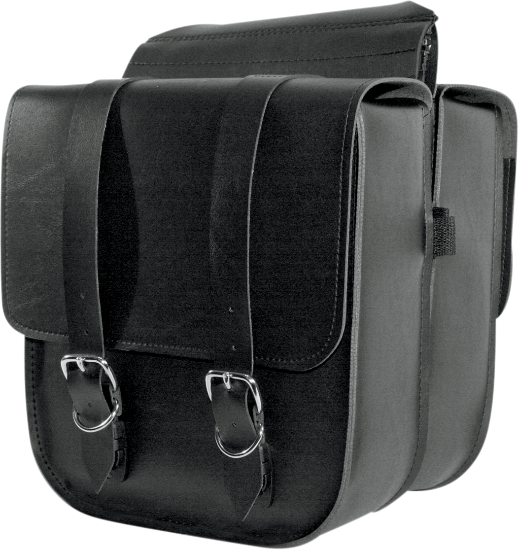 WILLIE & MAX LUGGAGE Adjustable Saddlebag - Standard - Black 58301-00