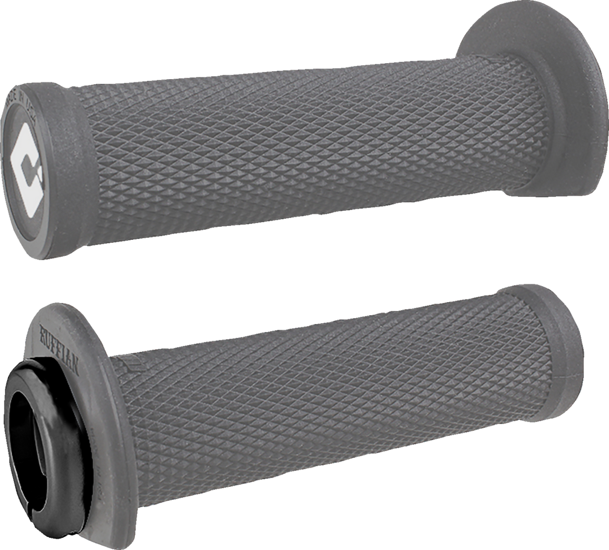 ODI Ruffian 2.1 Lock-On Grips - ATV/PWC - Gray/Black J33RFG-B