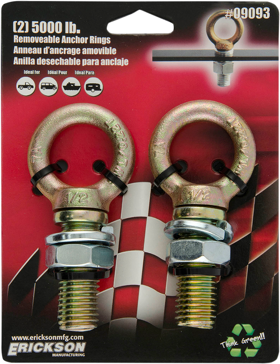 Erickson 09093 Removable Anchor Points | Adventure/ATV/UTV