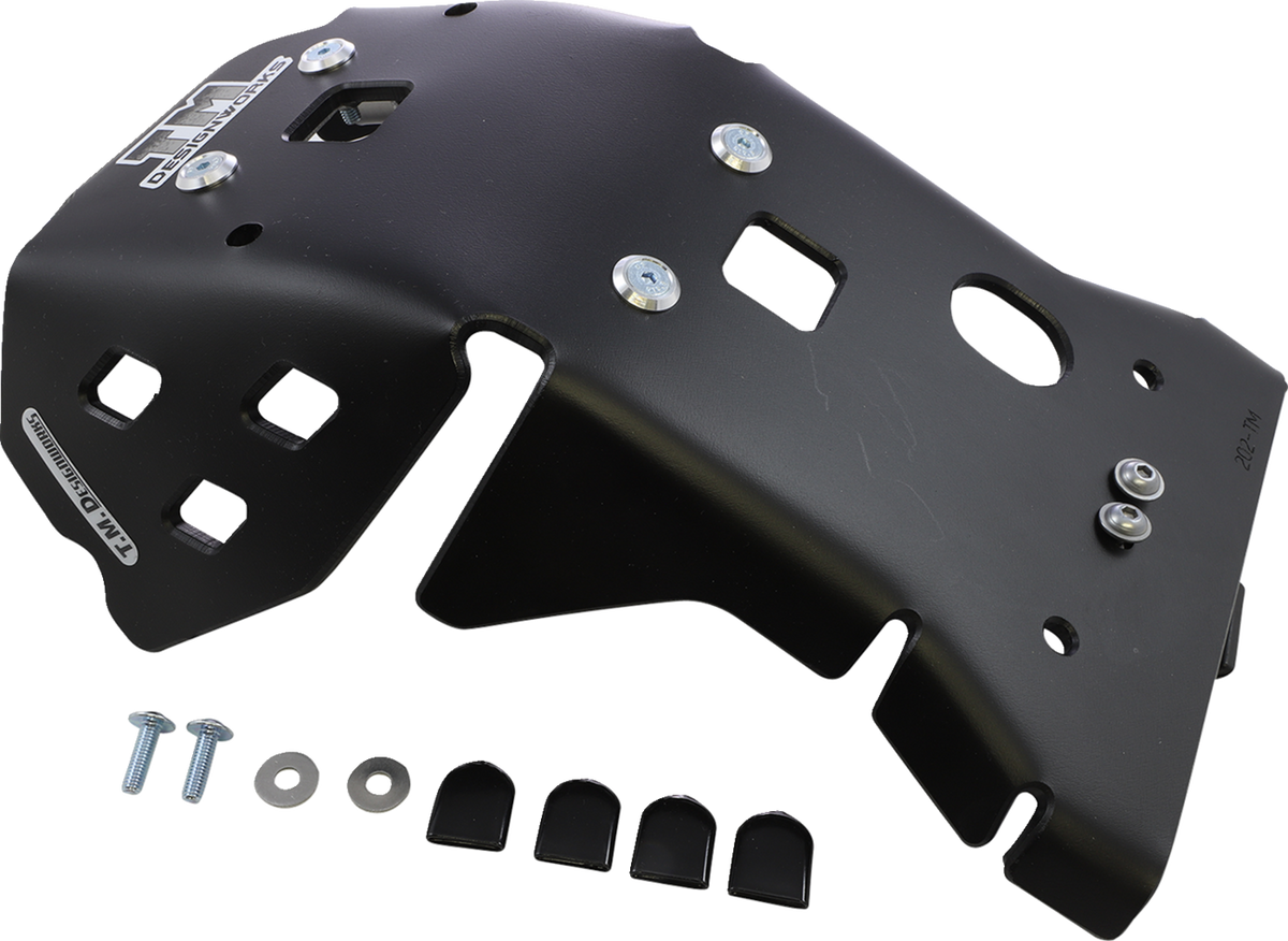 T.M. Designworks KTMC-256-BK Skid Plate - Black - Gas Gas | Husqvarna | KTM | Off-Road