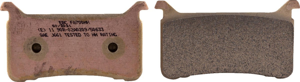 EBC FA-HH Series Sintered Front Brake Pads - FA700HH (Honda CBR1000RR / CB1000R / CBR600RR 2017–2024)
