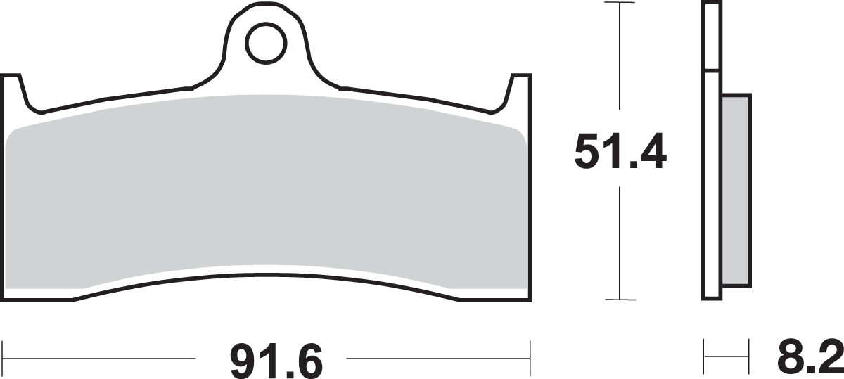 SBS Carbon Front Brake Pads - 676H.CT (Buell M2 Cyclone / S3 Thunderbolt / X1 Lightning 1998–2002)