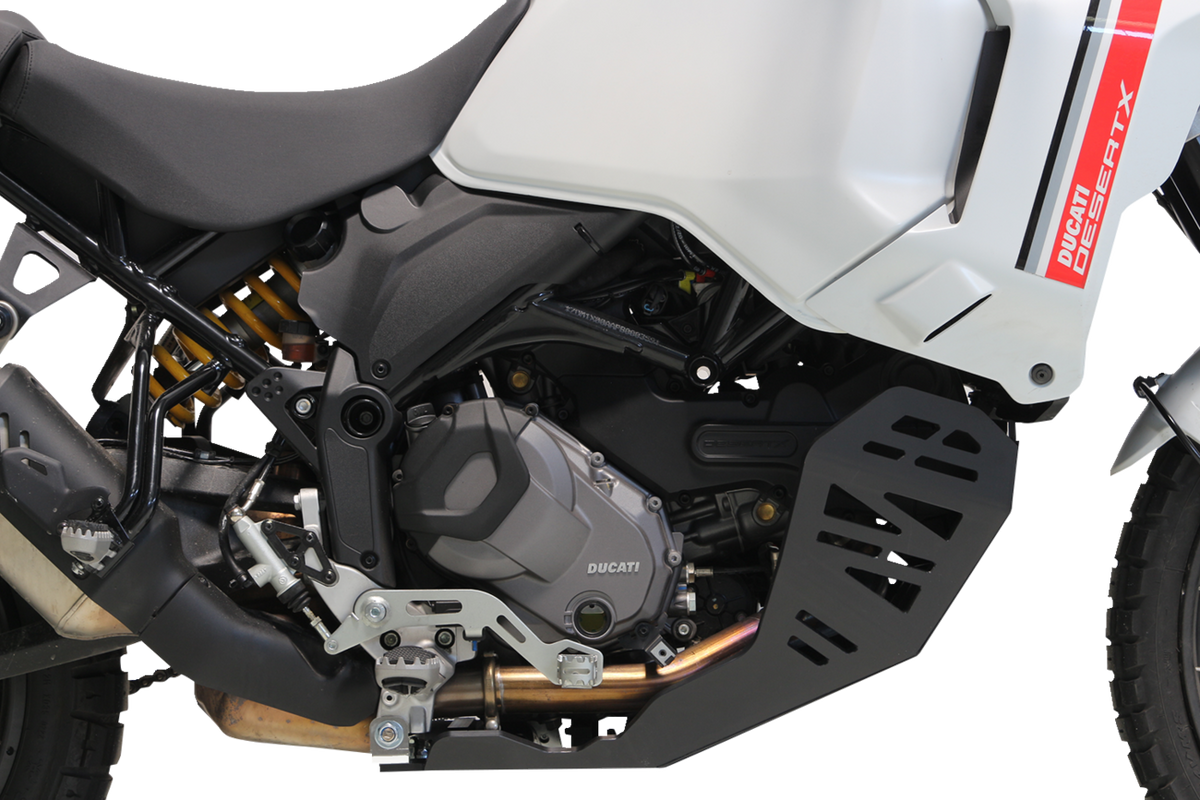 Axp Racing AX1679 Adventure Skid Plate - Black - Ducati - DesertX '22-'23 | Adventure/Street