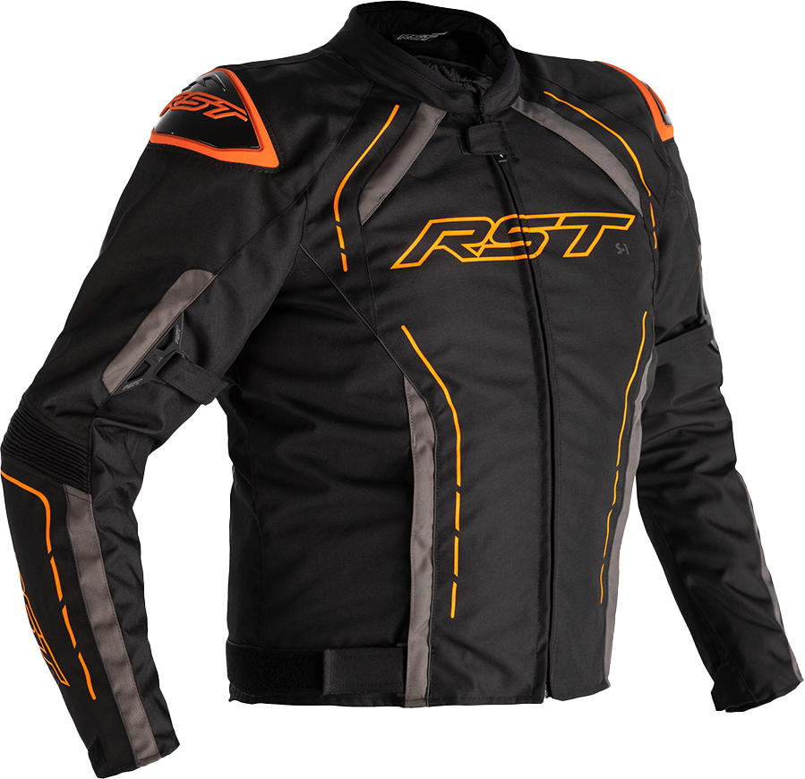 S1 Ce Jacket Blk/Gry/Neon Org Textile 2xl
